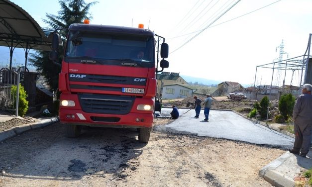Продолжува асфалтирањето на улиците со заемот од Светска банка