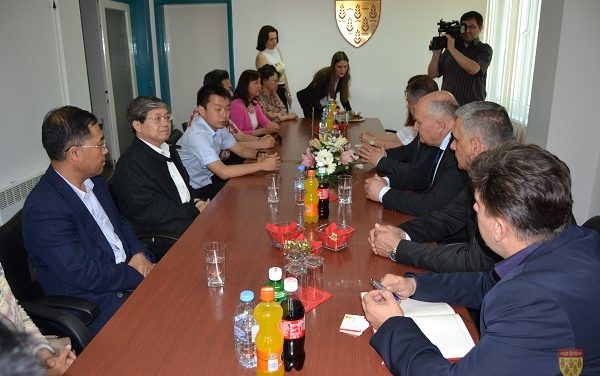 Делегација од Амбасадата на Народна Република Кина во Република Македонија