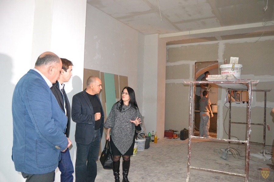 Министерот Диме Спасов во посета на објектот детска градинка во Оризари