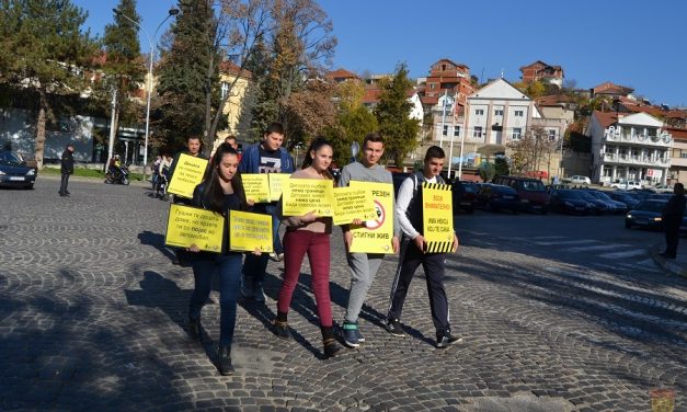 Дефиле по повод Неделата на сеќавање на жртвите од сообраќајни незгоди