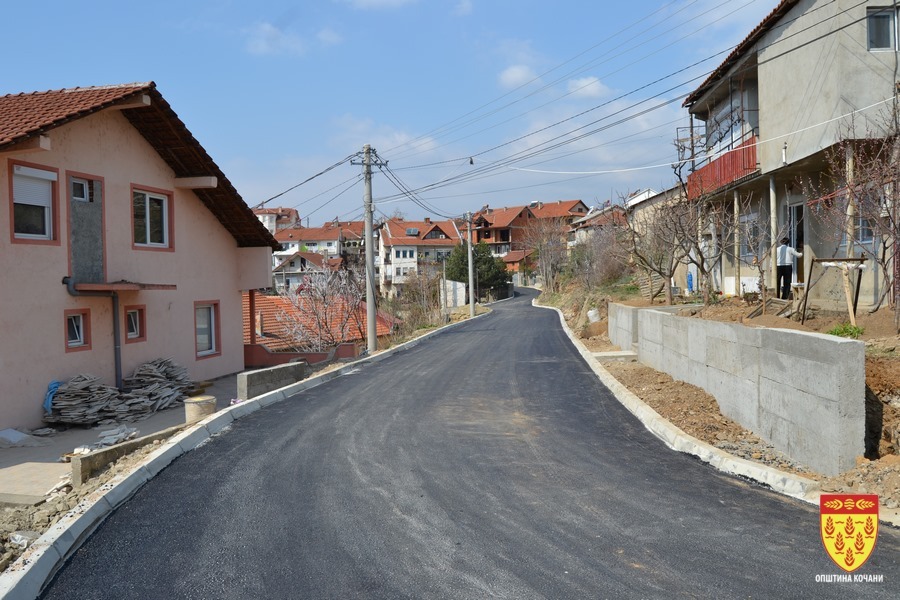 Завршува изградбата на три улици во Кочани, наскоро ќе се асфалтира во Прибачево, Оризари и Тркање