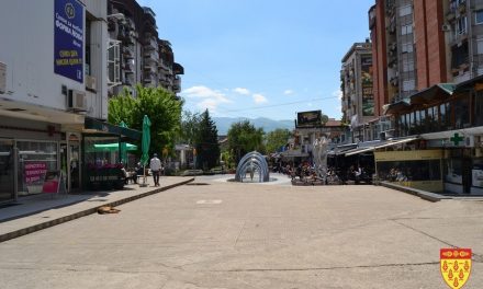 Реконструкција на плочникот во Трговскиот центар