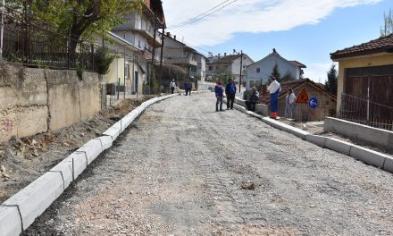 Во напредна фаза е изградбата на крак од улицата „Искра“ во Кочани