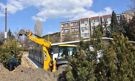 Природна ограда за Модуларната ковид-болница во Кочани