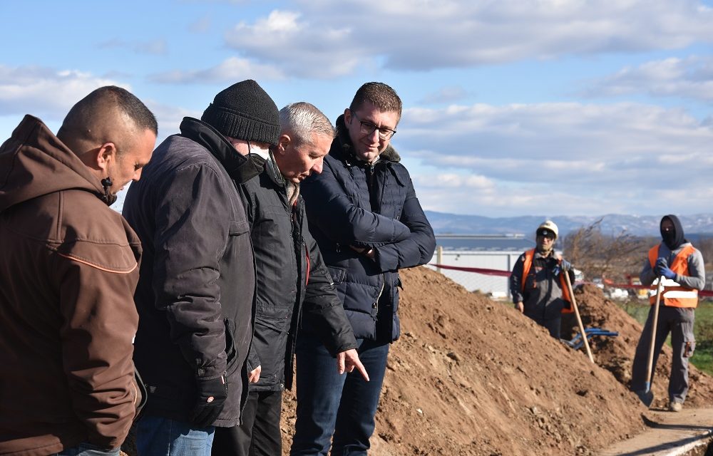 Увид во градежни активности и промоција на улицата „Роза Петрова“