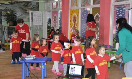 Во детската градинка ЈОУДГ „Павлина Велјанова“ одржана работилницата „Играме и споделуваме“