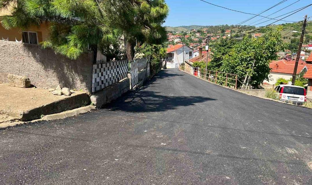 Завршено асфалтирање и бетонирање на неколку улици во Кочани