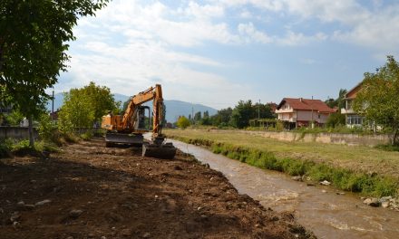 Уредување на кејот на реката Масалница во централниот дел на Оризари