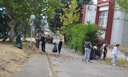 Акција за чистење на околината на Спомен-домот „АСНОМ“
