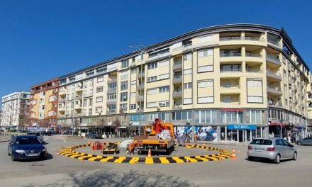 Нова сообраќајна опрема на кружните текови кај Двојниот мост и во Стришани
