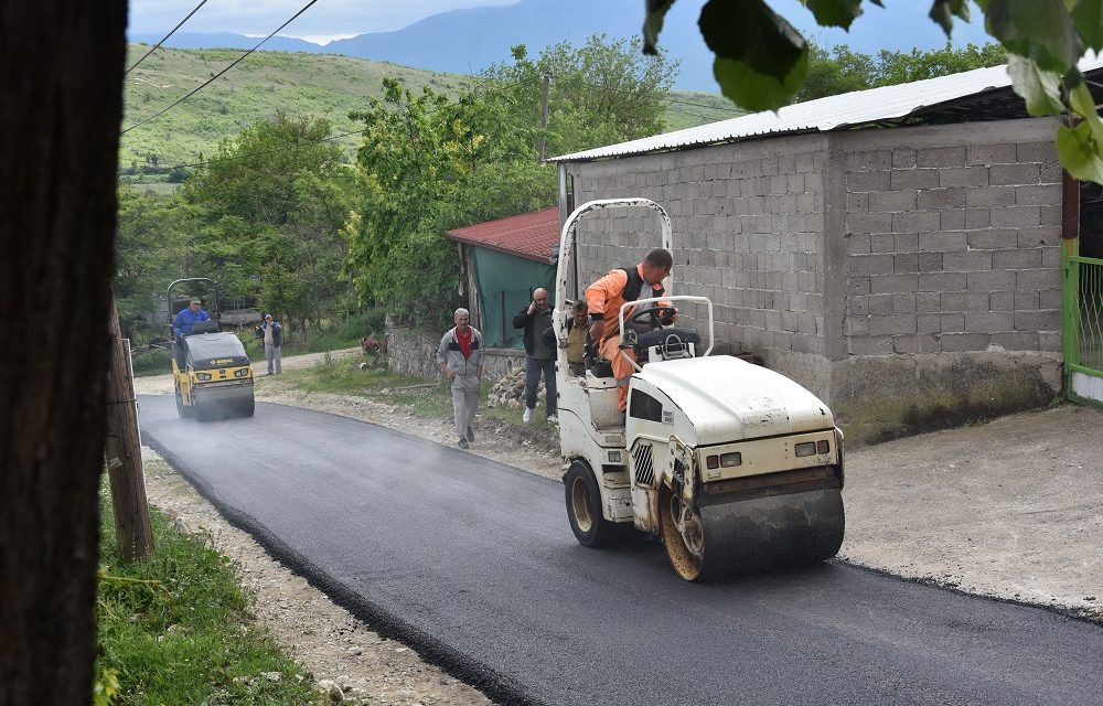 Извршена е рехабилитација на улица во село Бели