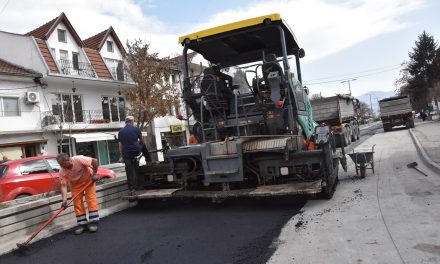 Се асфалтира дел од улицата „Тодосија Паунов“ во Кочани
