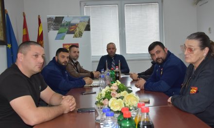 Градоначалникот Грозданов оствари средба со Доброволното противпожарно друштво – Кочани