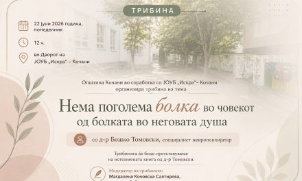 Нема поголема болка во човекот од болката во неговата душа – трибина за менталното здравје со д-р Бошко Томовски